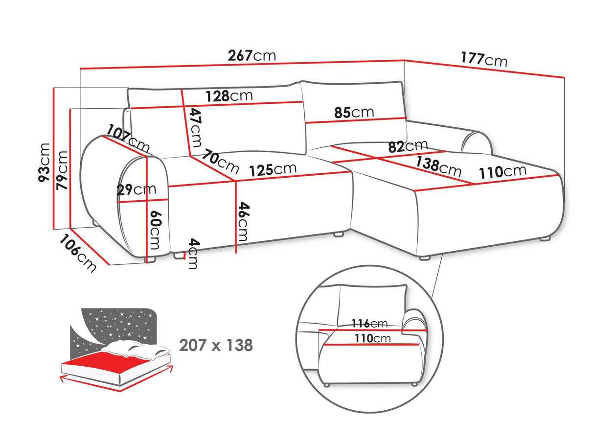 Stūra dīvāns 577232