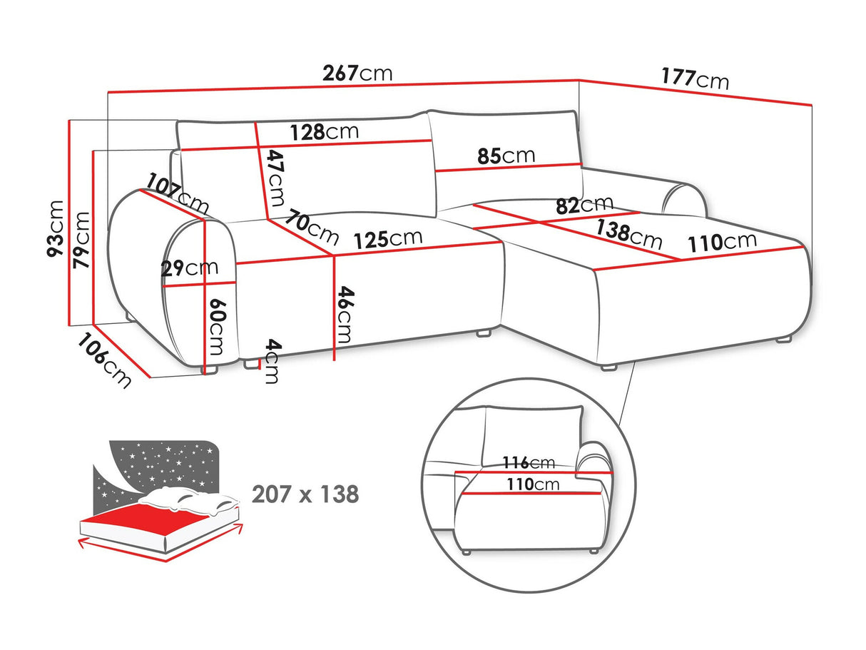 Stūra dīvāns 577232
