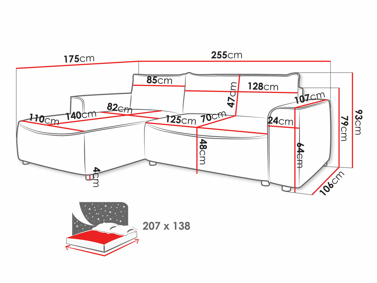 Stūra dīvāns 577372