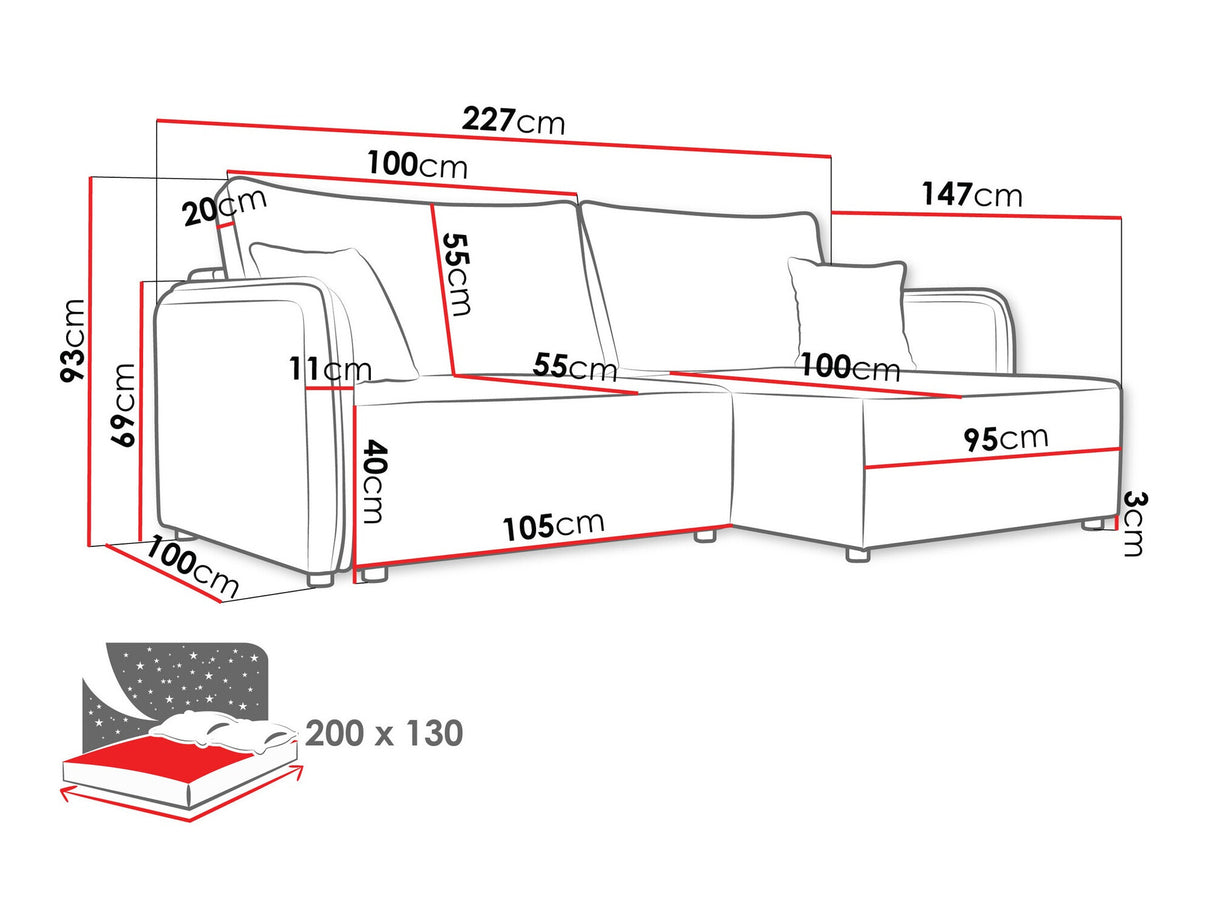 Stūra dīvāns 577457