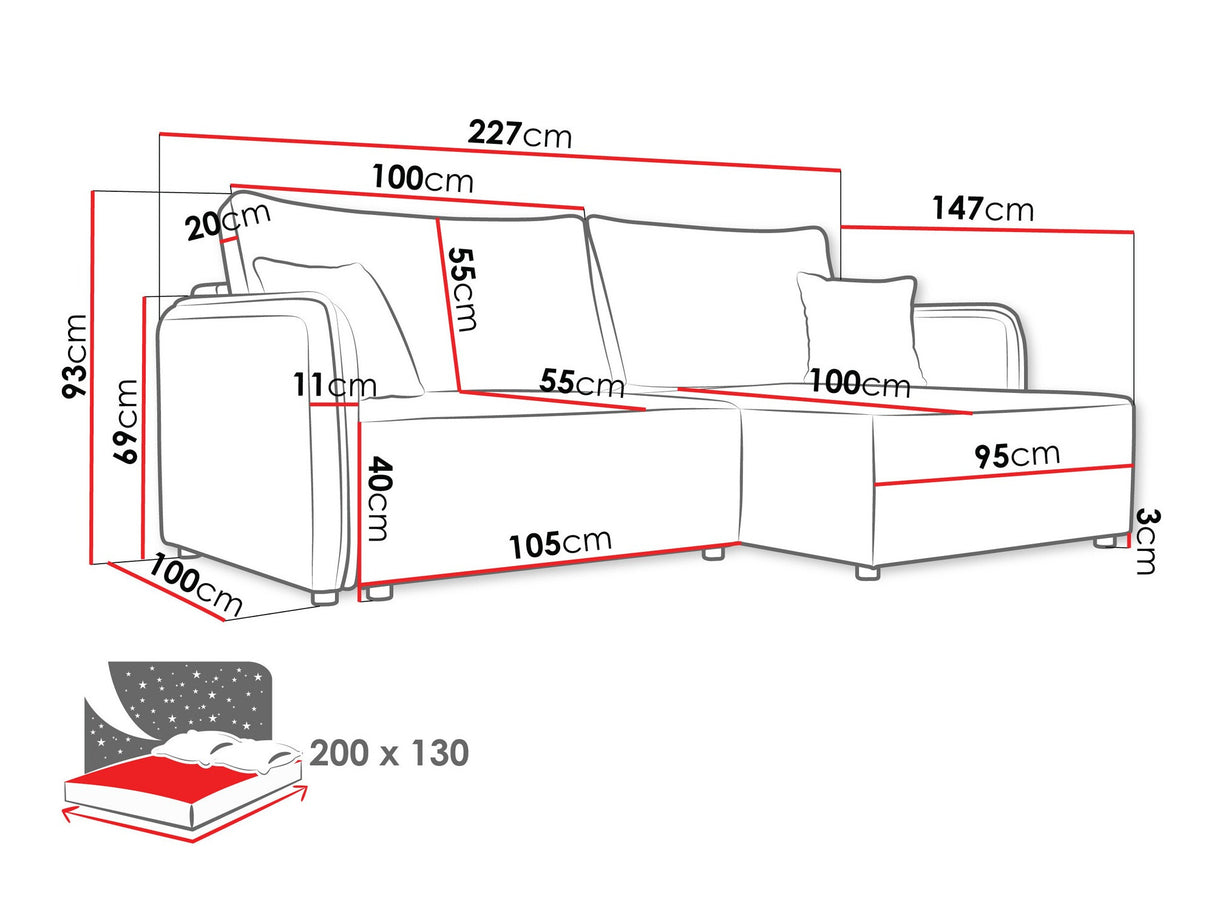 Stūra dīvāns 577457
