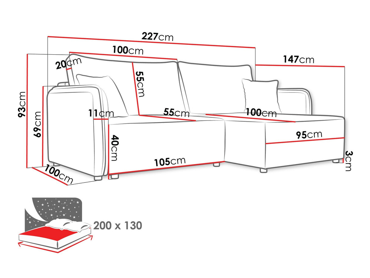 Stūra dīvāns 577457
