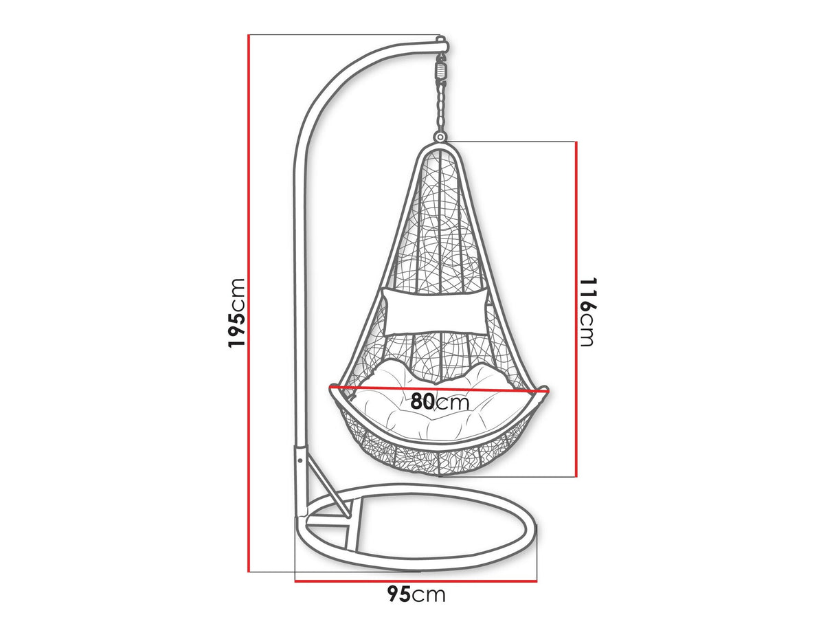 Piekaramais krēsls 104363