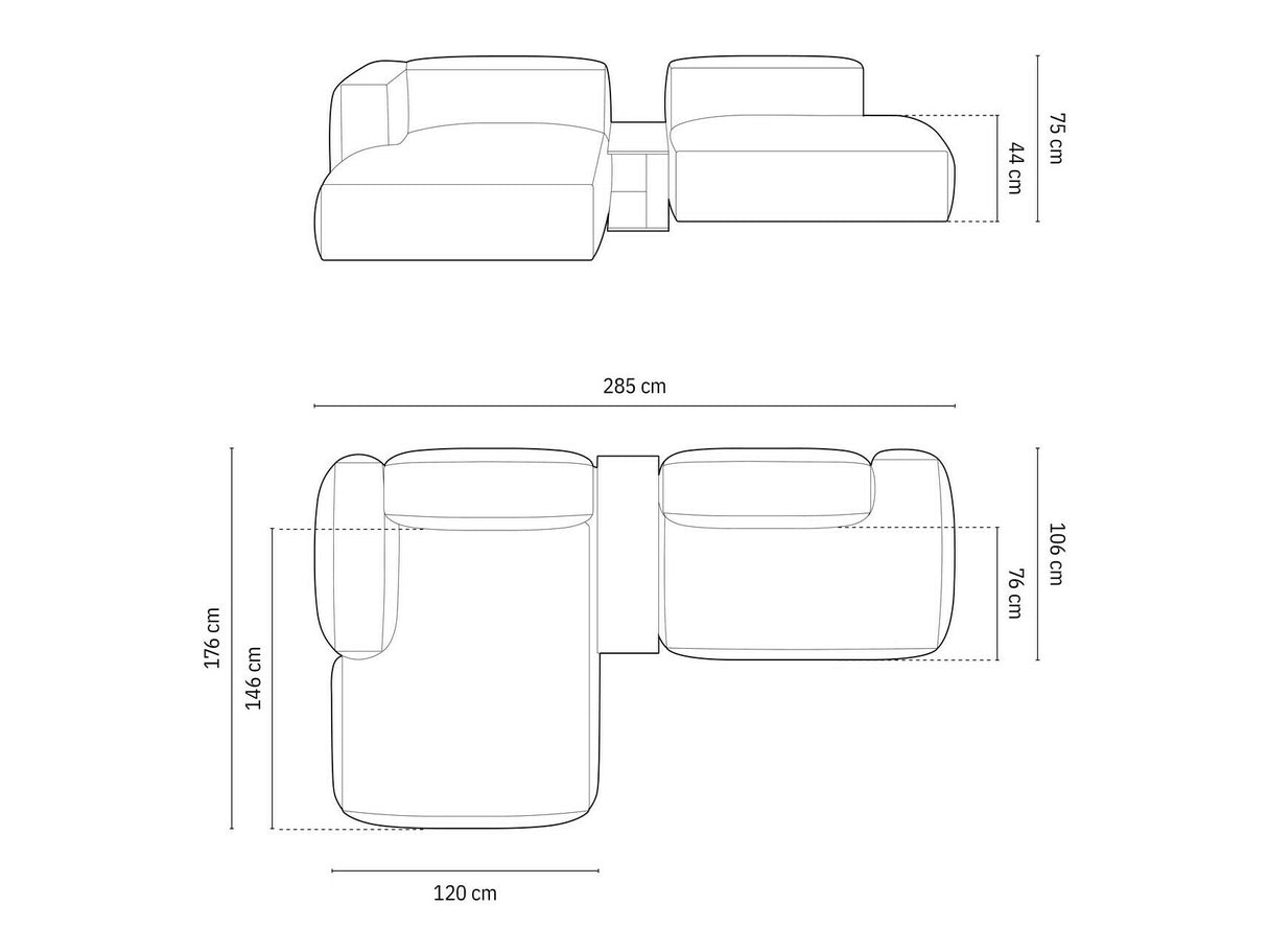 Moduļu stūra dīvāns 579940