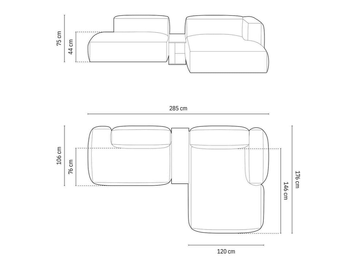 Moduļu stūra dīvāns 579940