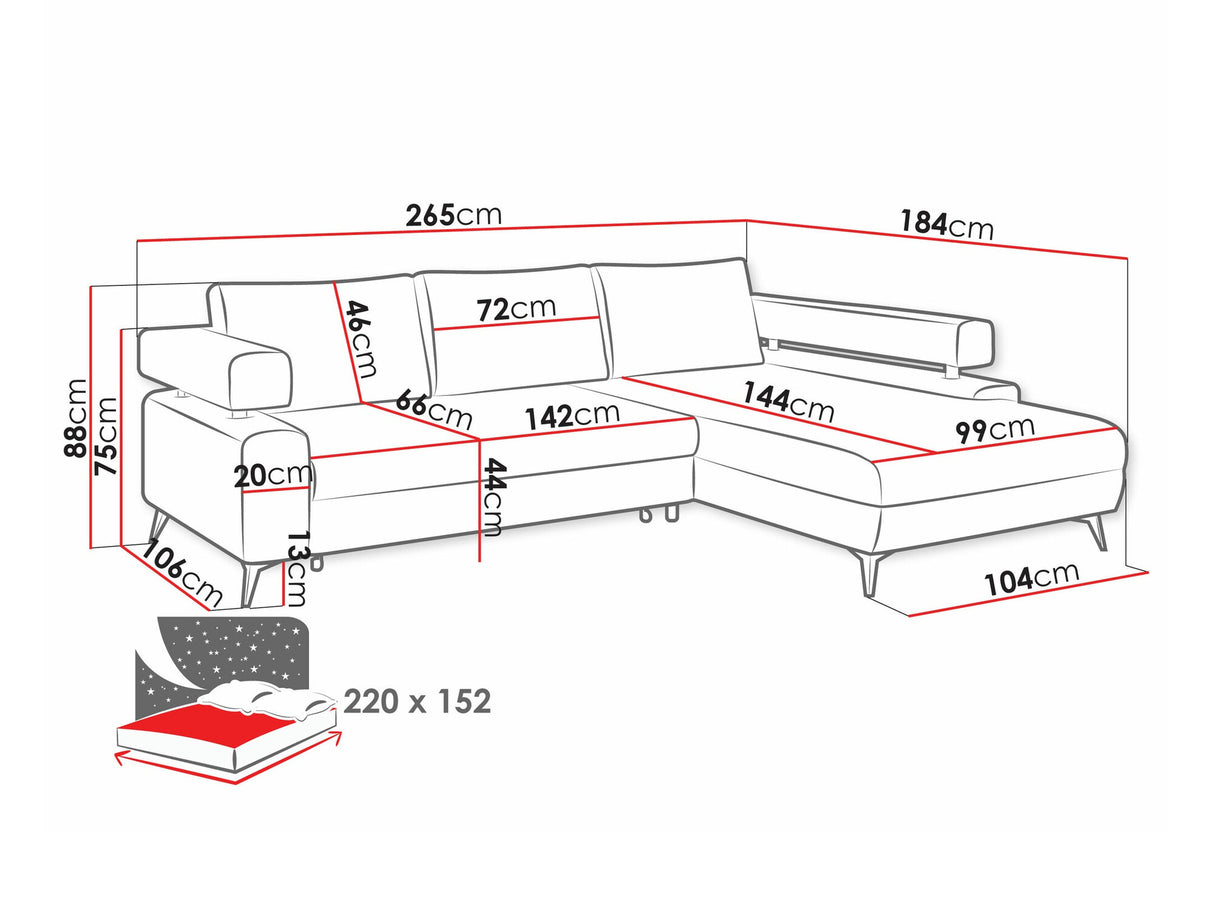 Stūra dīvāns 579973