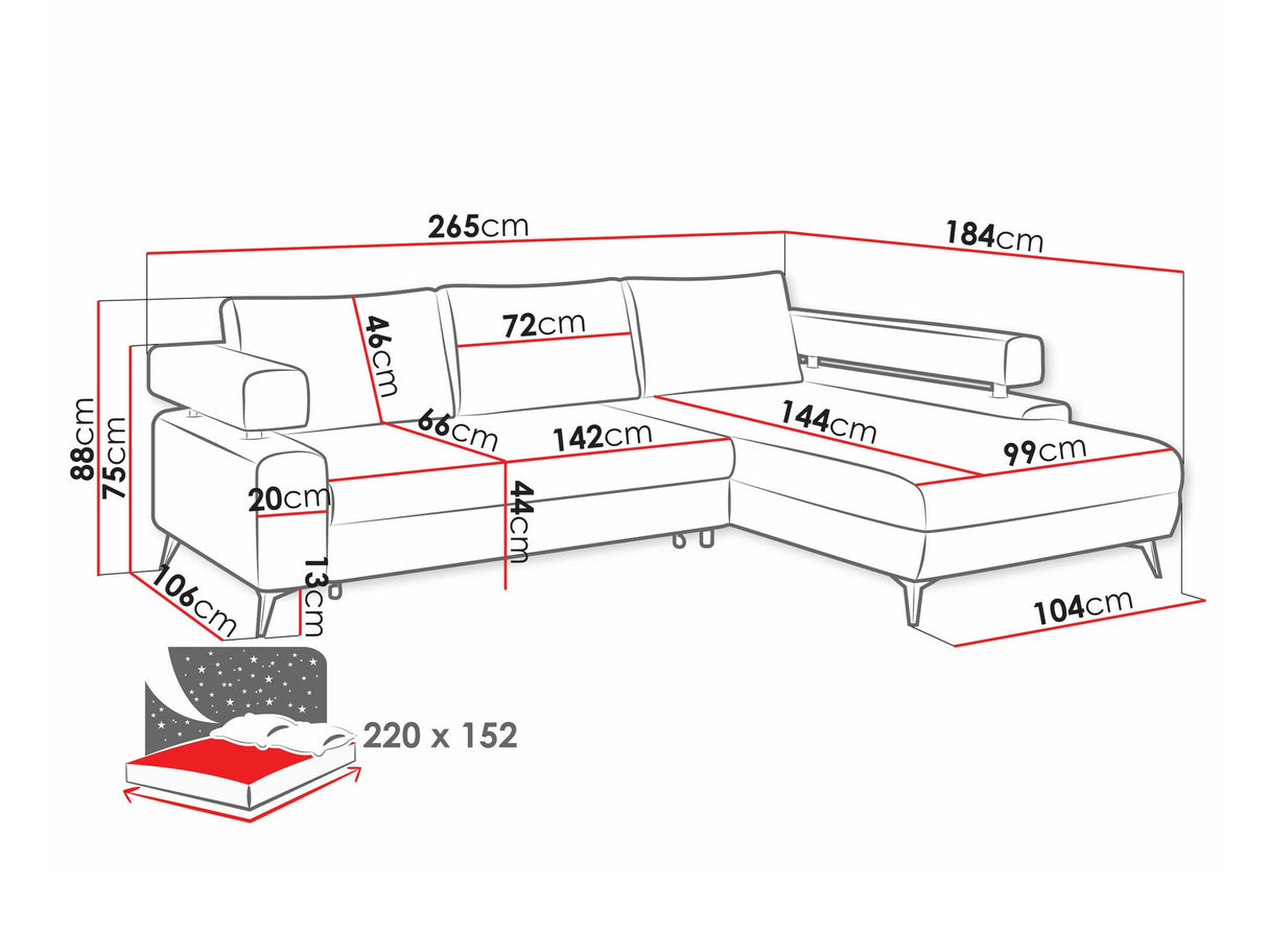 Stūra dīvāns 579973