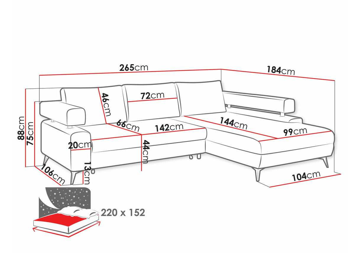 Stūra dīvāns 579973