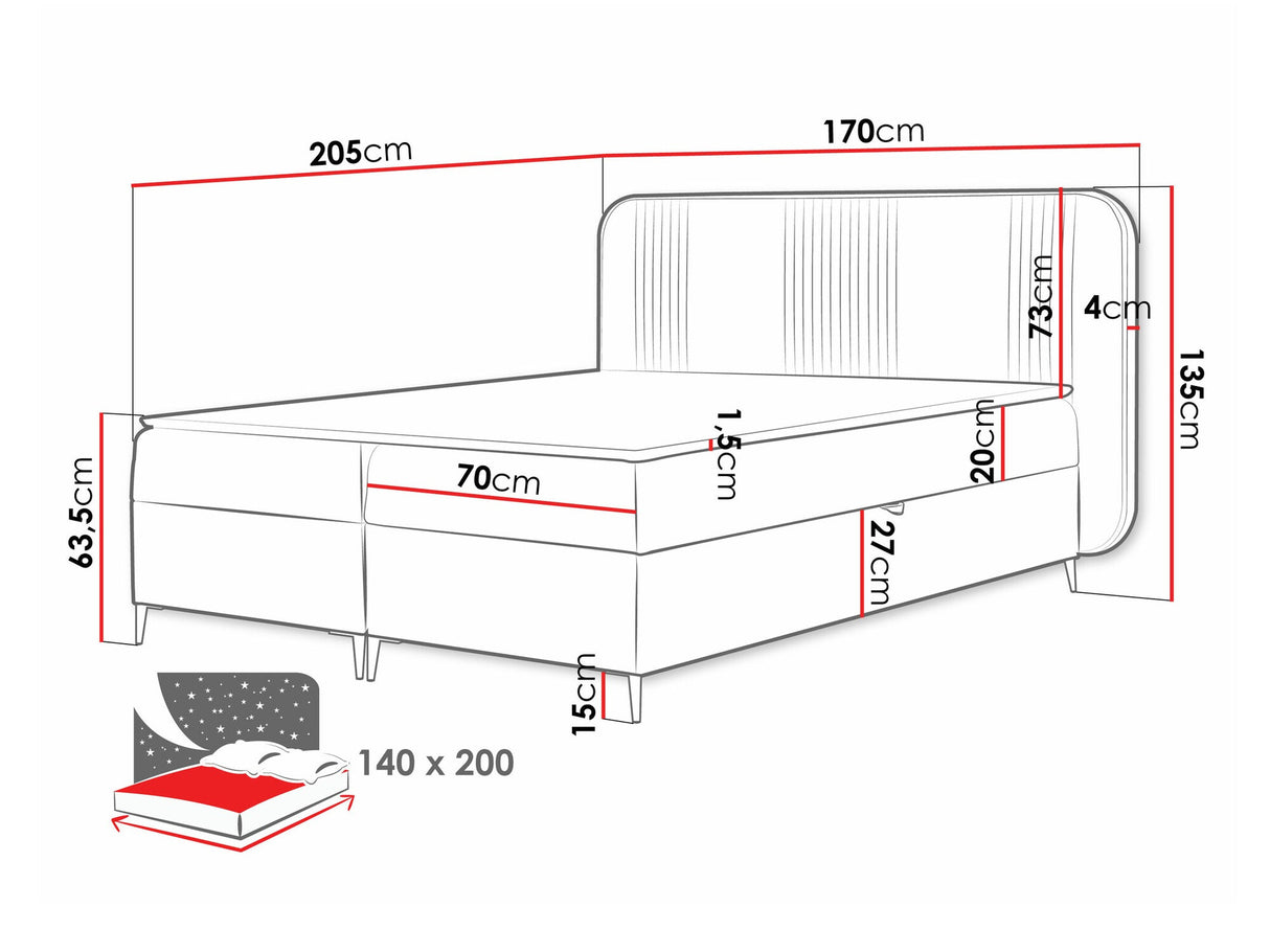 Kontinentālā gulta 582487