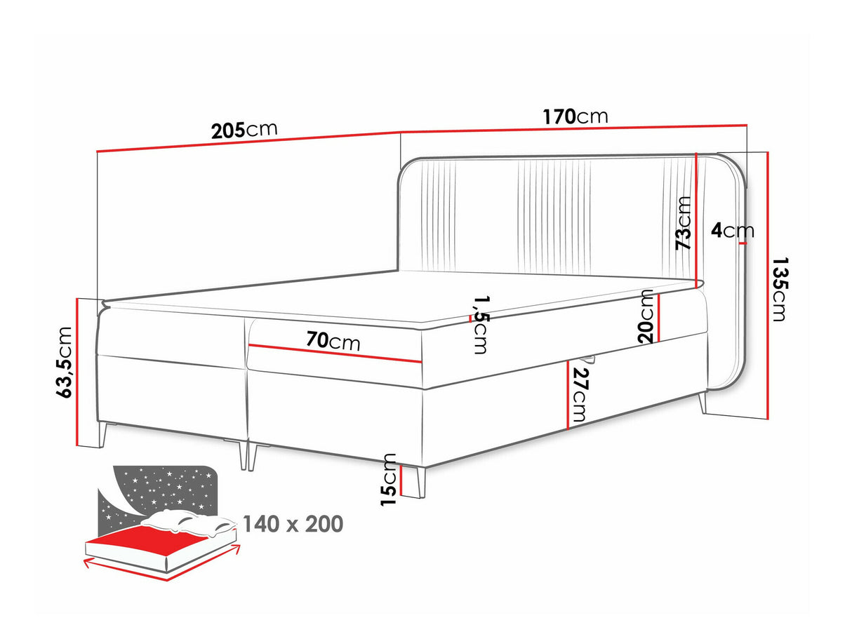 Kontinentālā gulta 582487