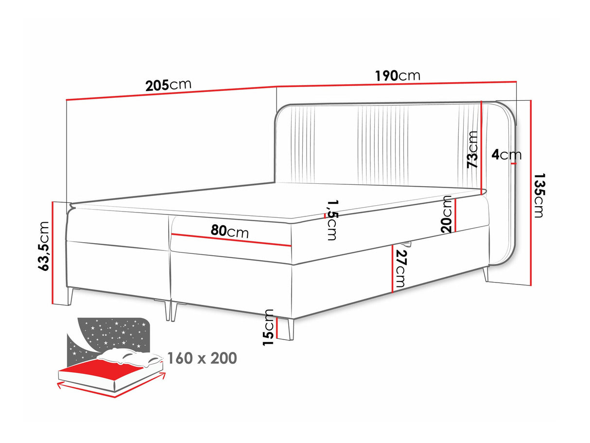 Kontinentālā gulta 582487