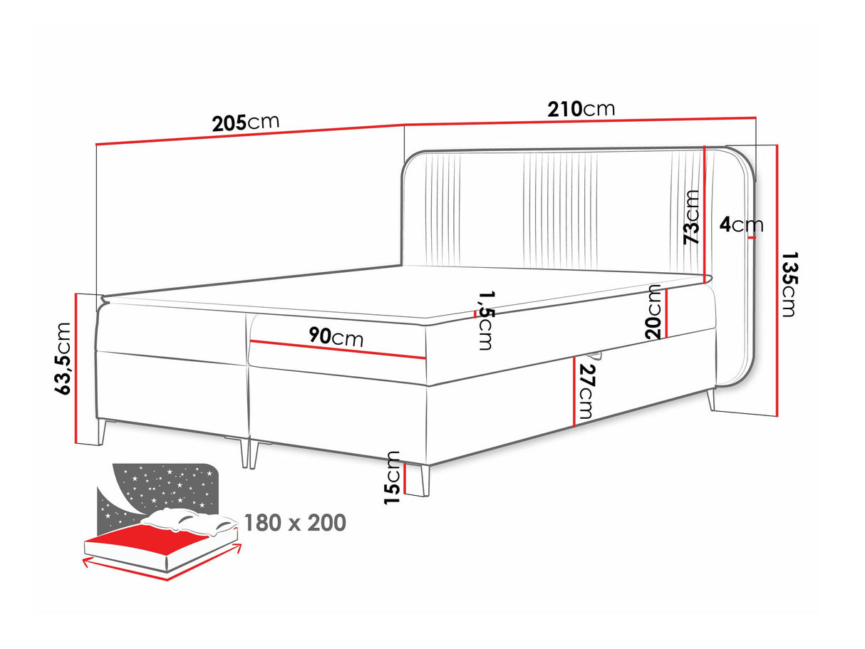 Kontinentālā gulta 582487