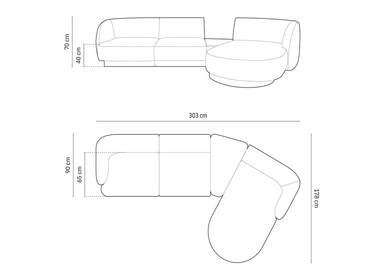 Moduļu stūra dīvāns 582987