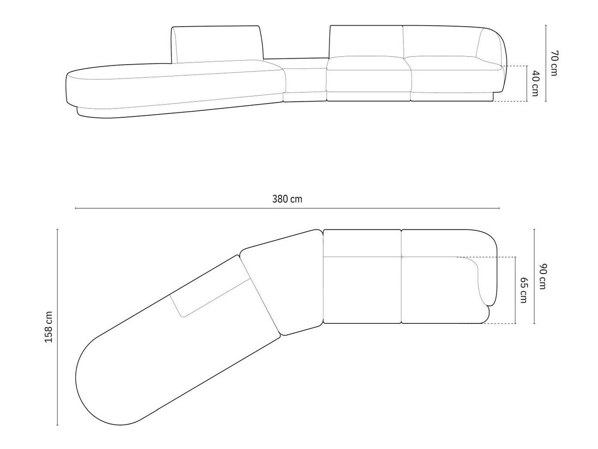 Moduļu stūra dīvāns 583729