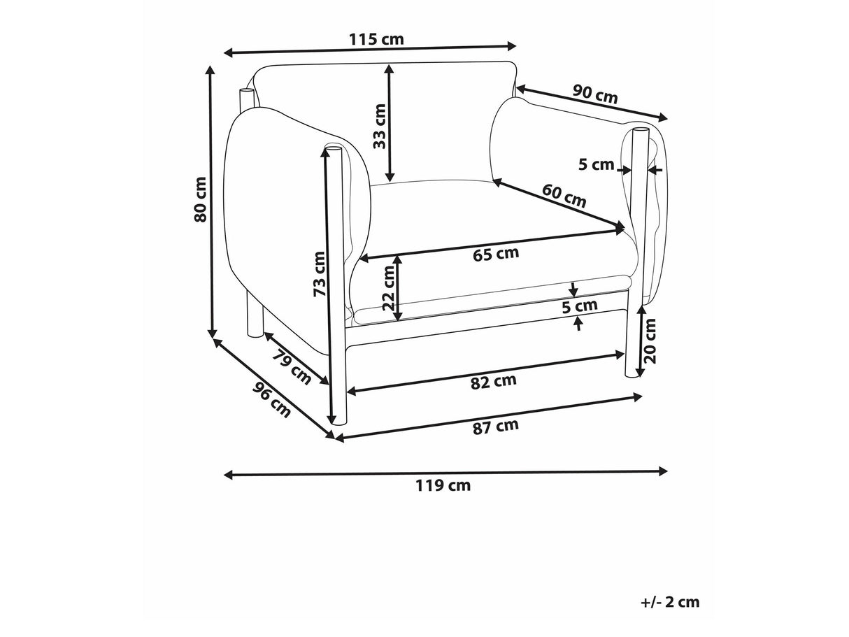 Dārza atpūtas krēsls 583809