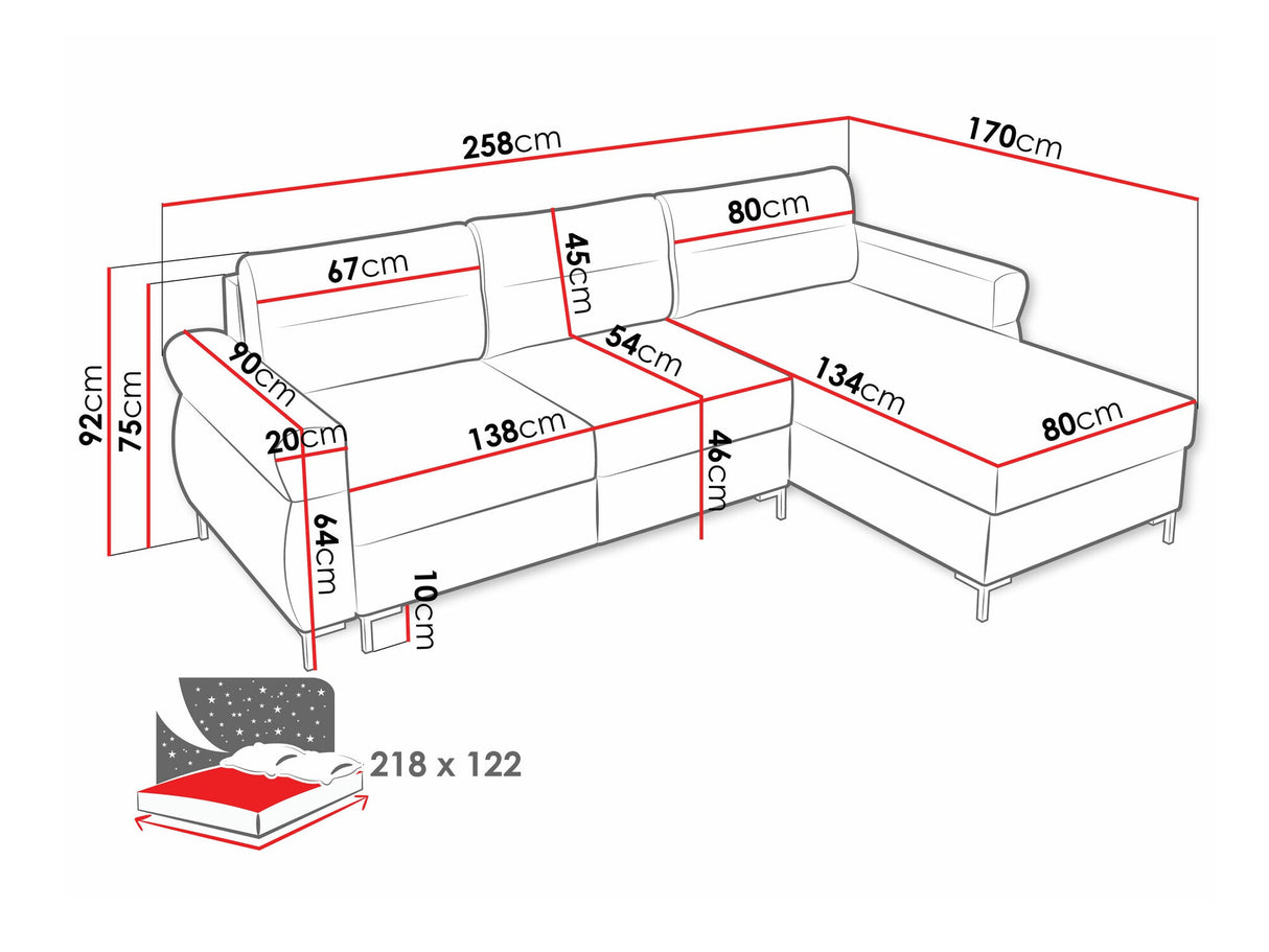 Stūra dīvāns 584181