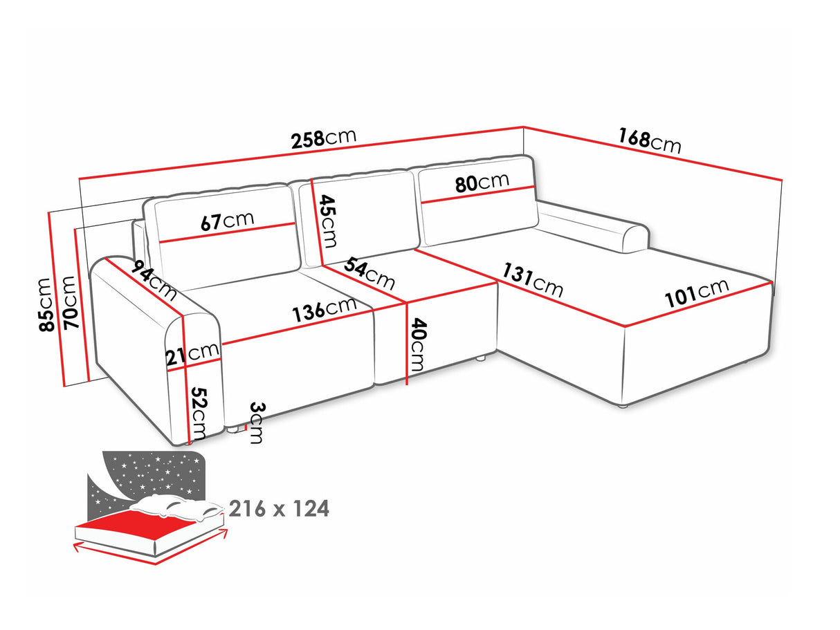 Stūra dīvāns 584231