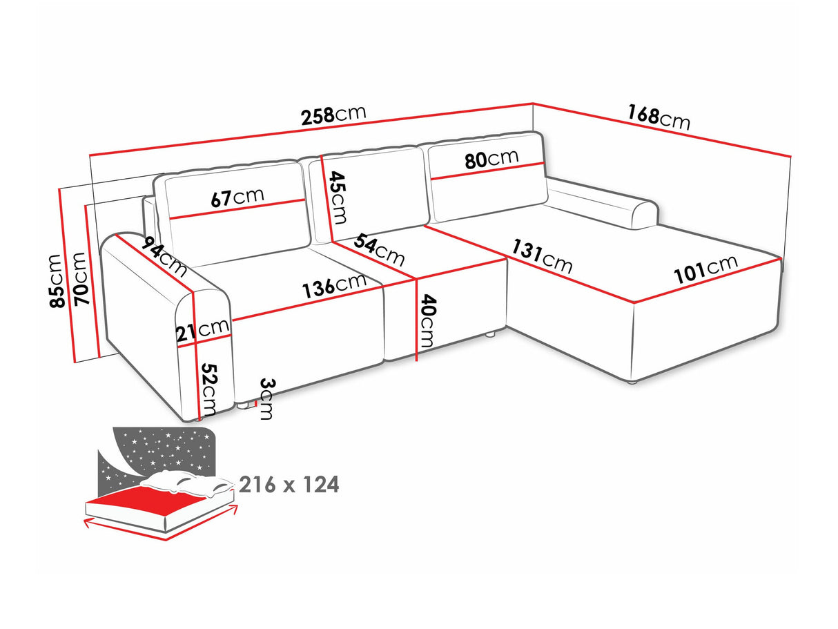 Stūra dīvāns 584231