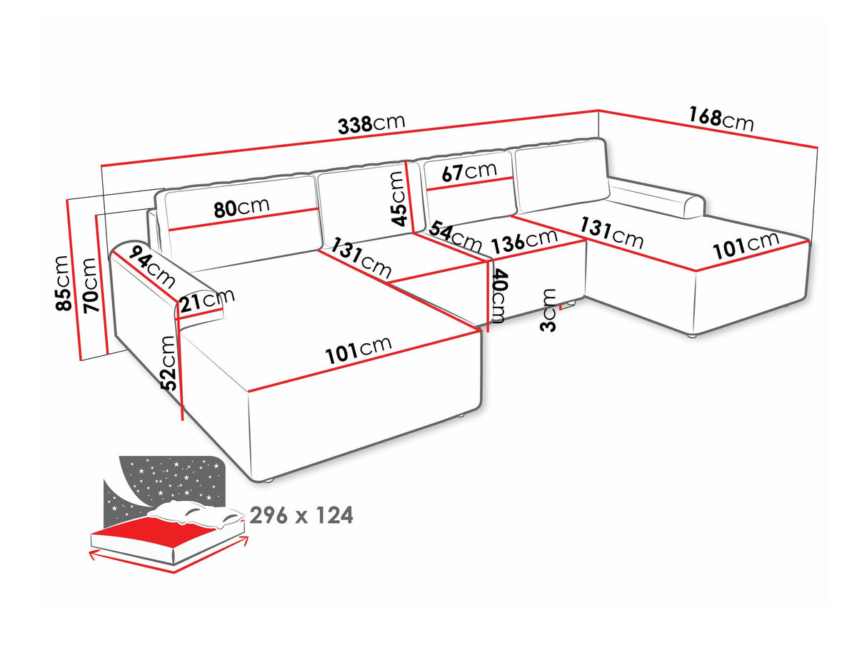 Stūra dīvāns 584269