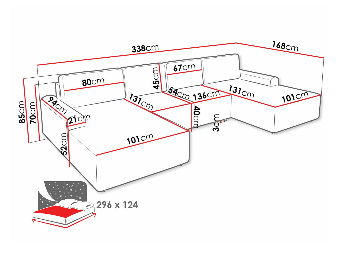 Stūra dīvāns 584269