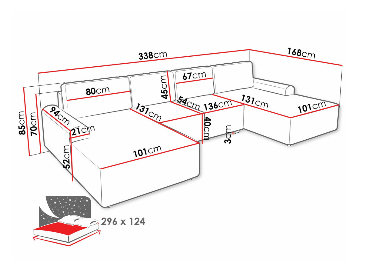 Stūra dīvāns 584269