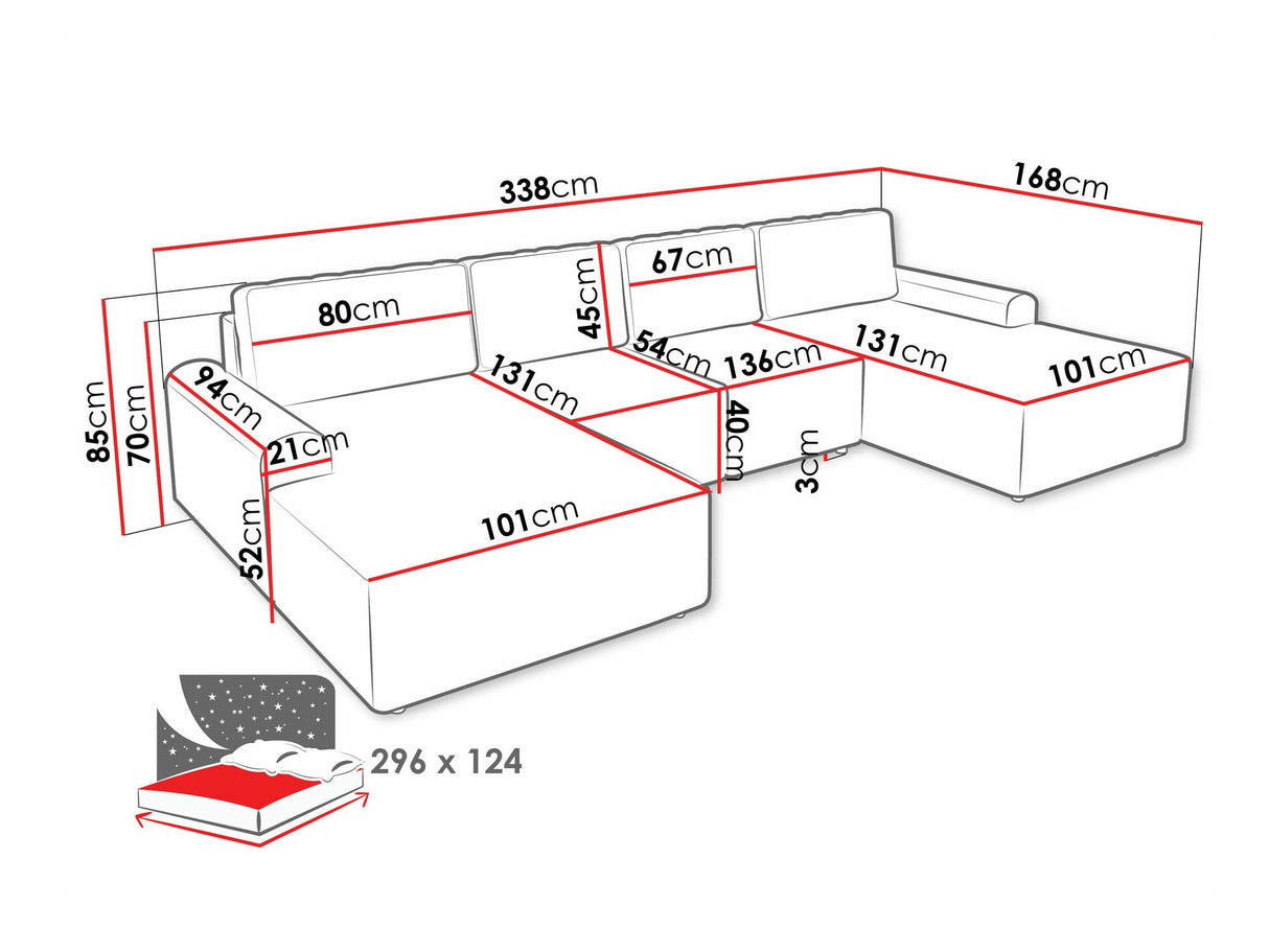 Stūra dīvāns 584269