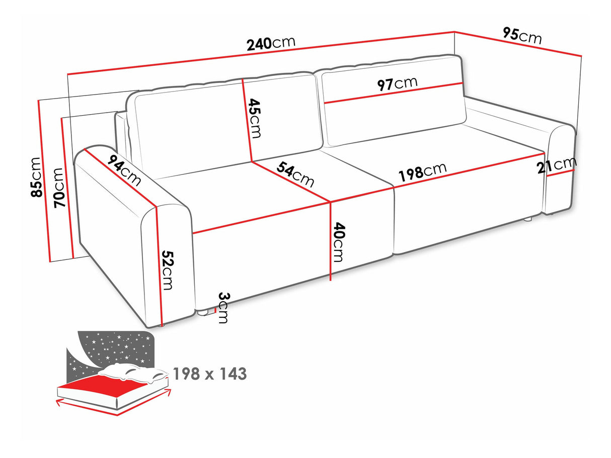 Dīvāns gulta 584290