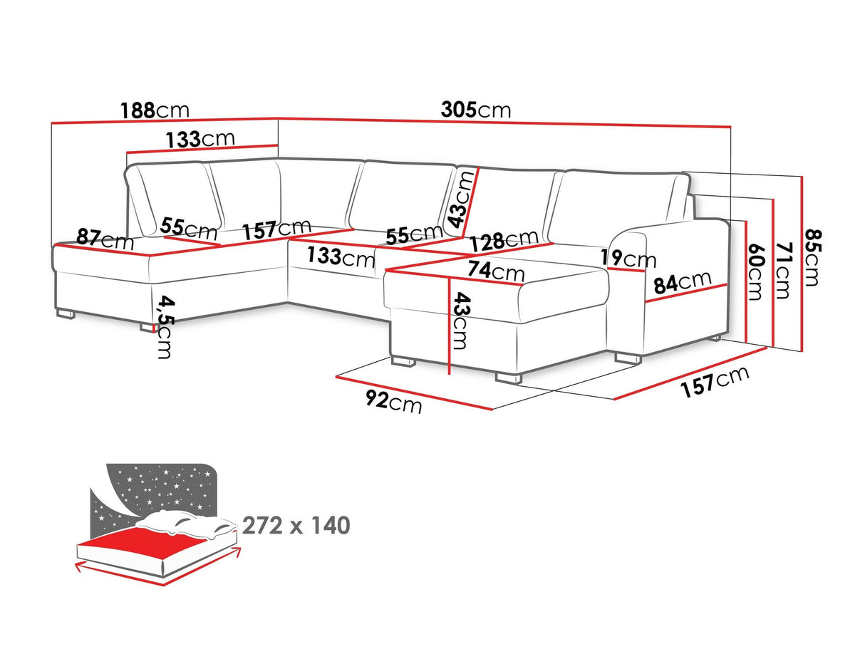 Stūra dīvāns 116426 3976197