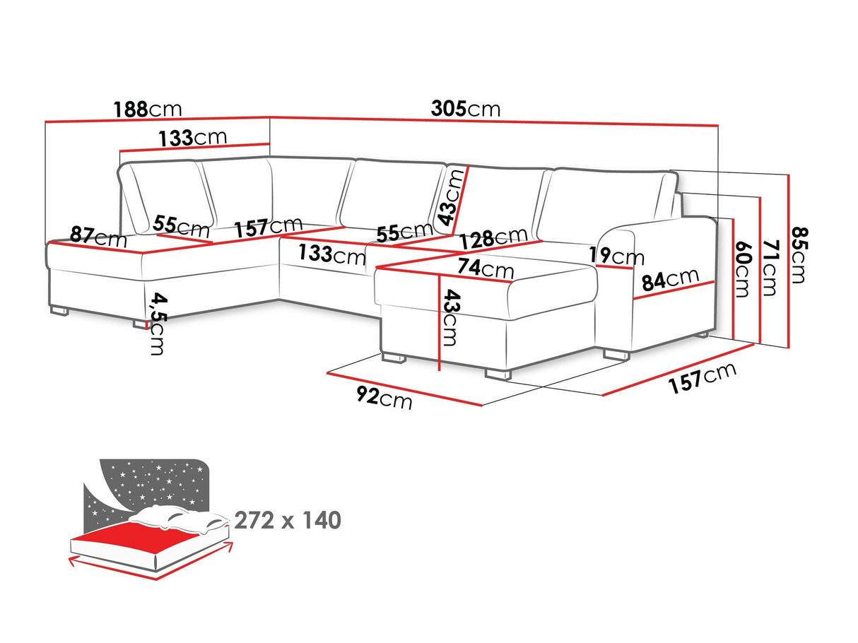 Stūra dīvāns 116426 3976214