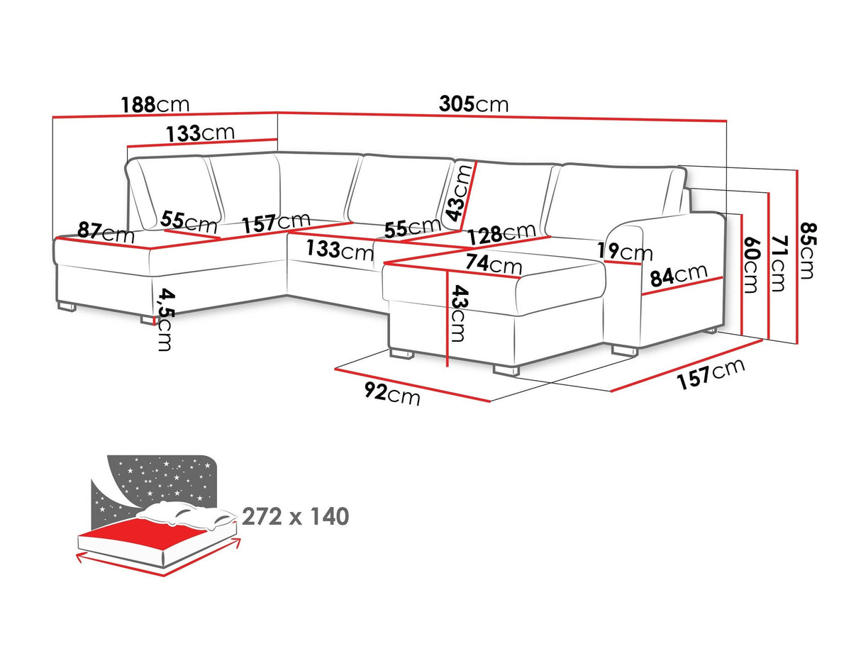 Stūra dīvāns 116426 3976226