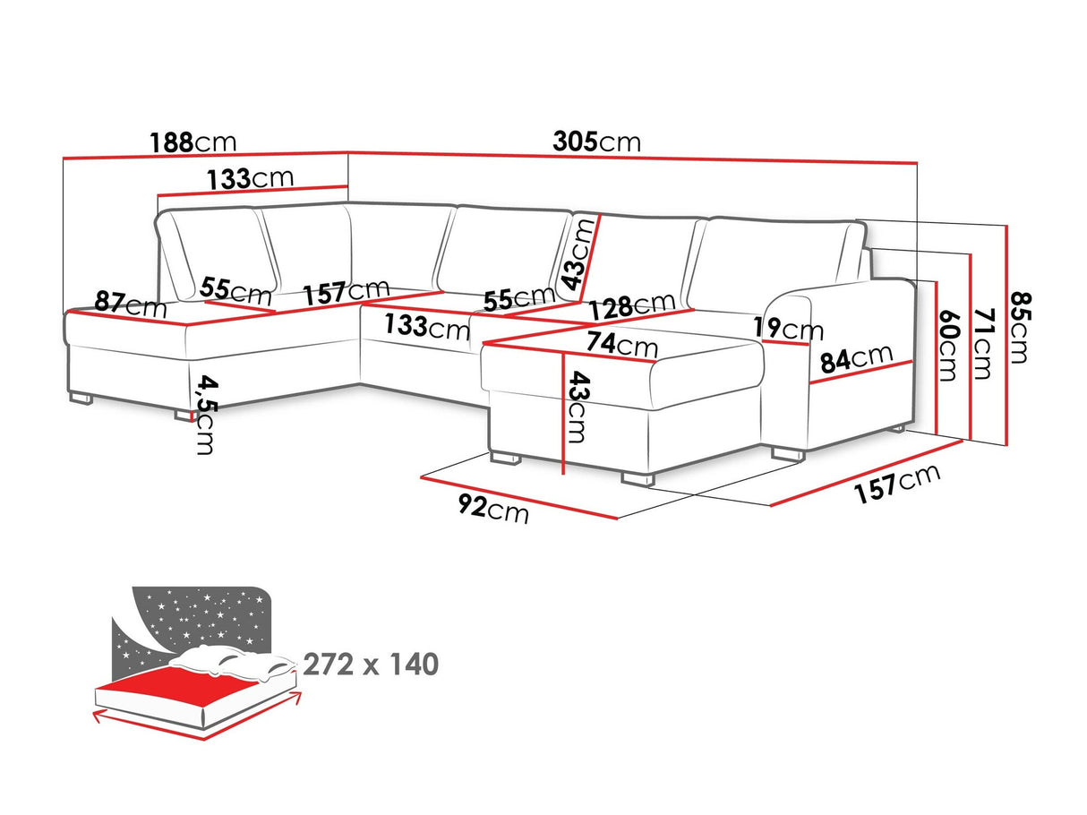 Stūra dīvāns 116426 3976229