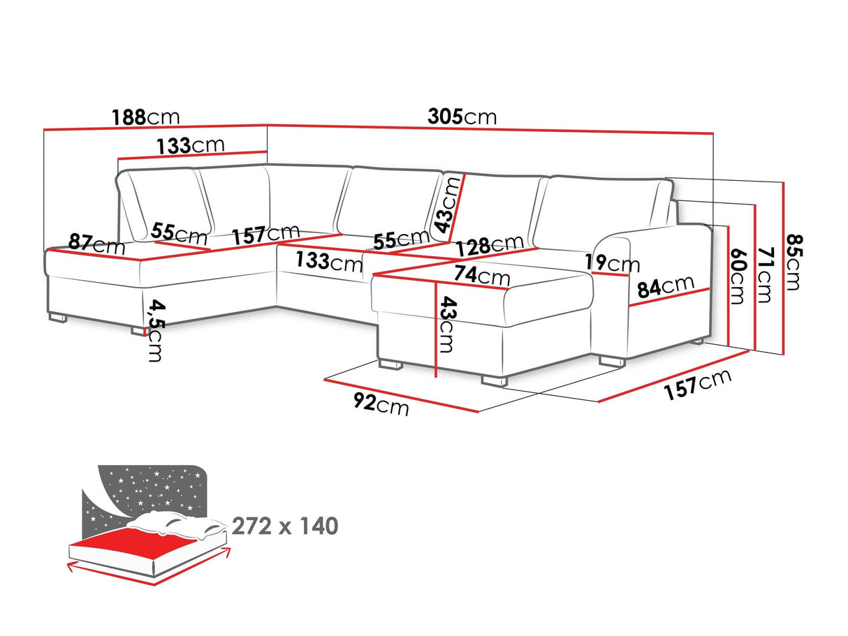 Stūra dīvāns 116426 3976231