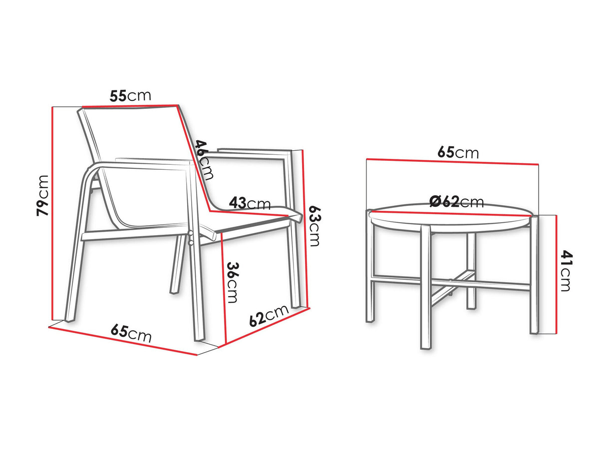 Balkona komplekts 584966