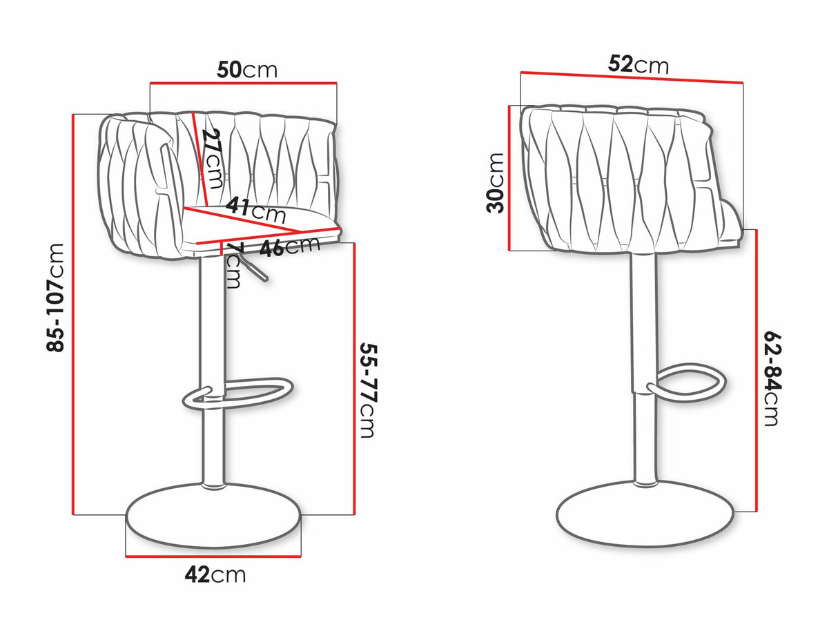 Bāra krēslu komplekts 555825