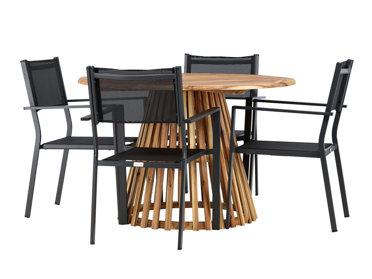 Galds un krēslu komplekts 586506