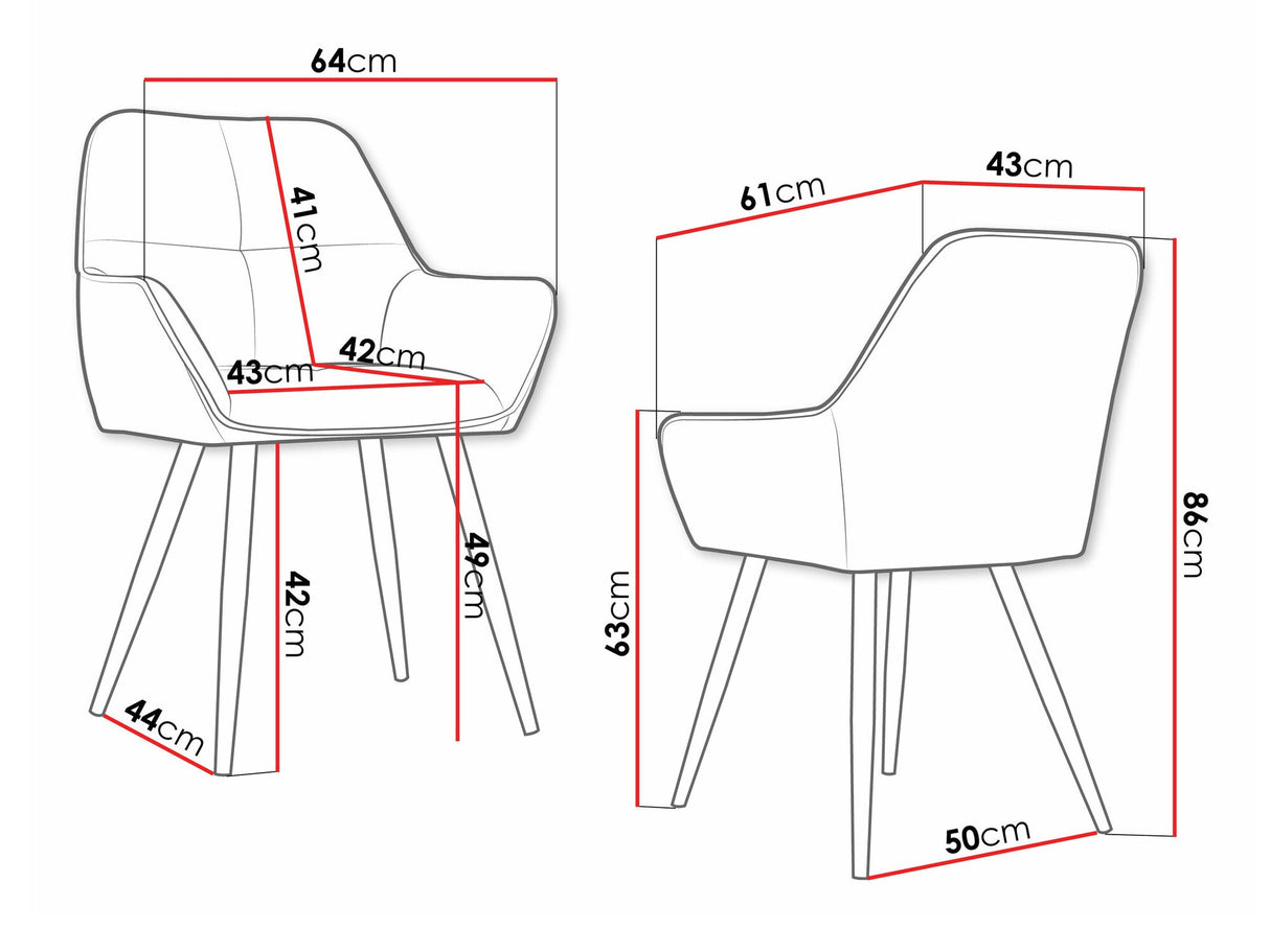 Krēslu komplekts 586744