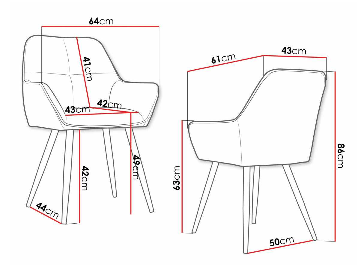 Krēslu komplekts 586744