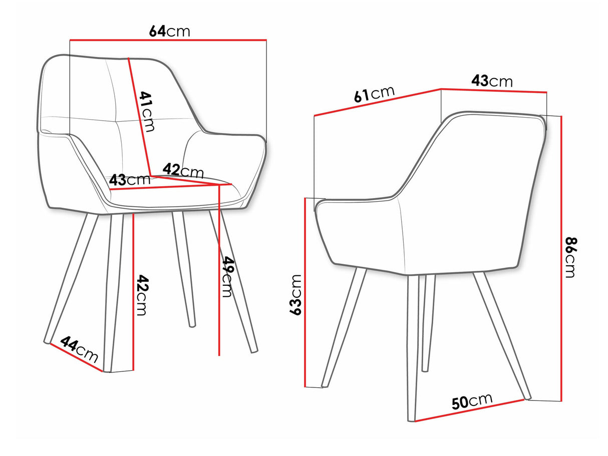 Krēslu komplekts 586744