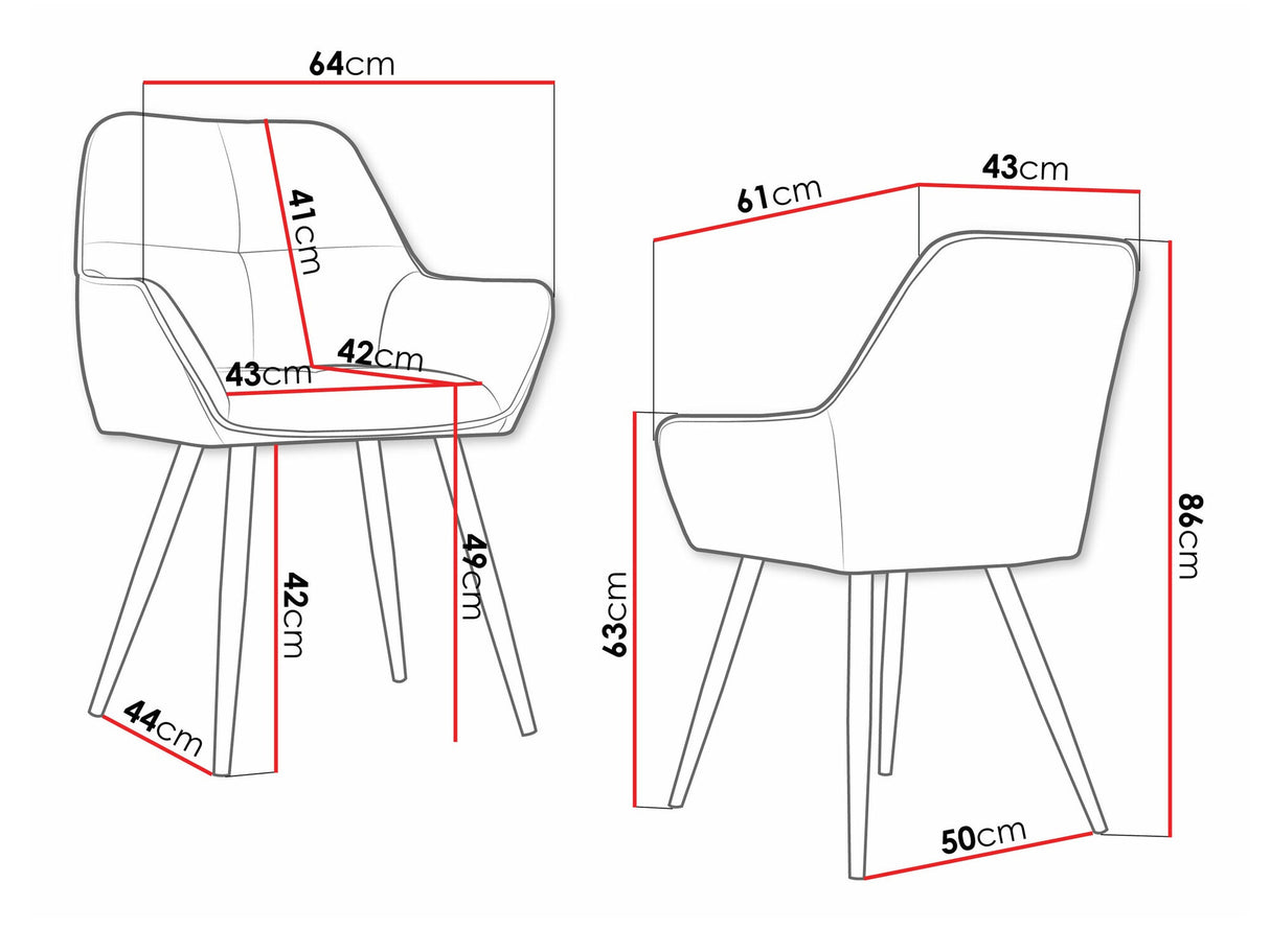 Krēslu komplekts 586744