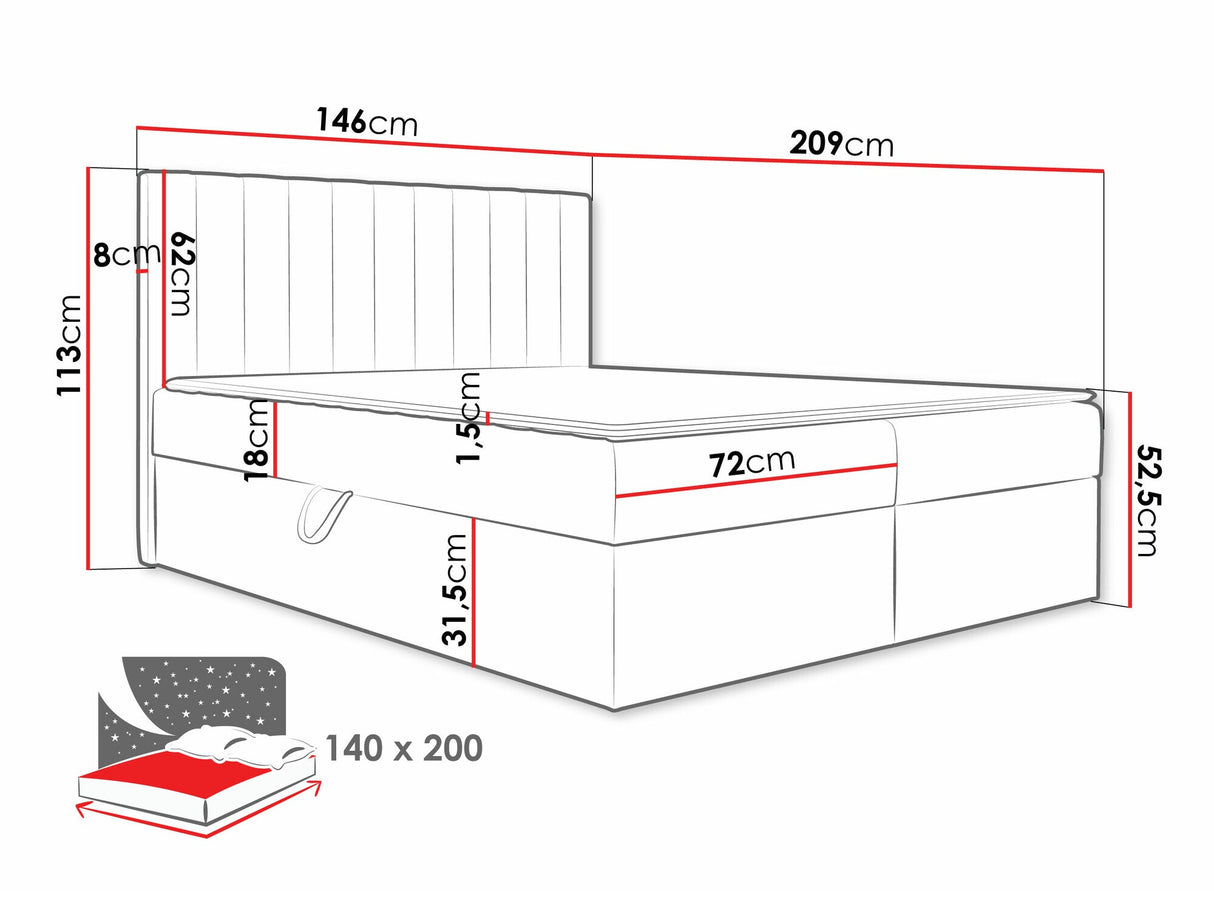 Kontinentālā gulta 586788