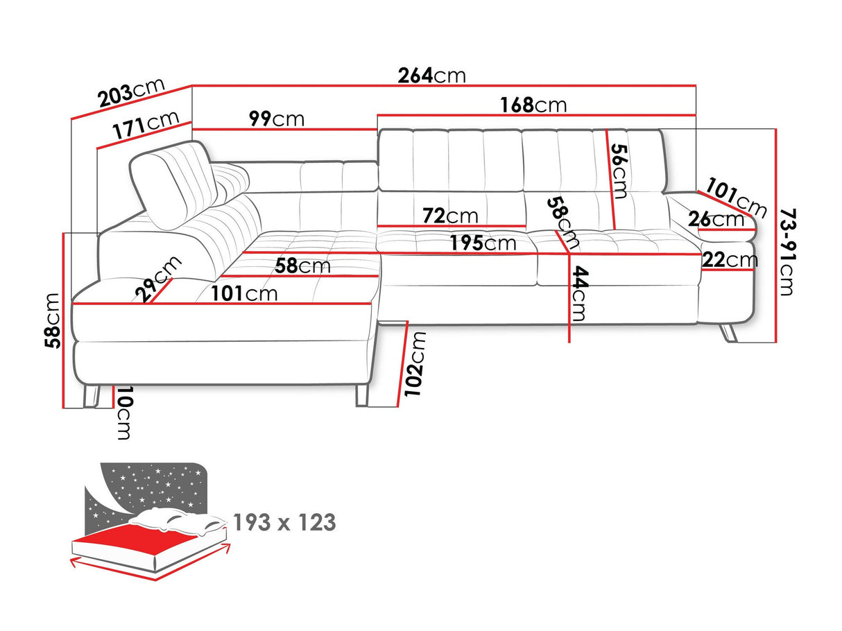Stūra dīvāns 197699