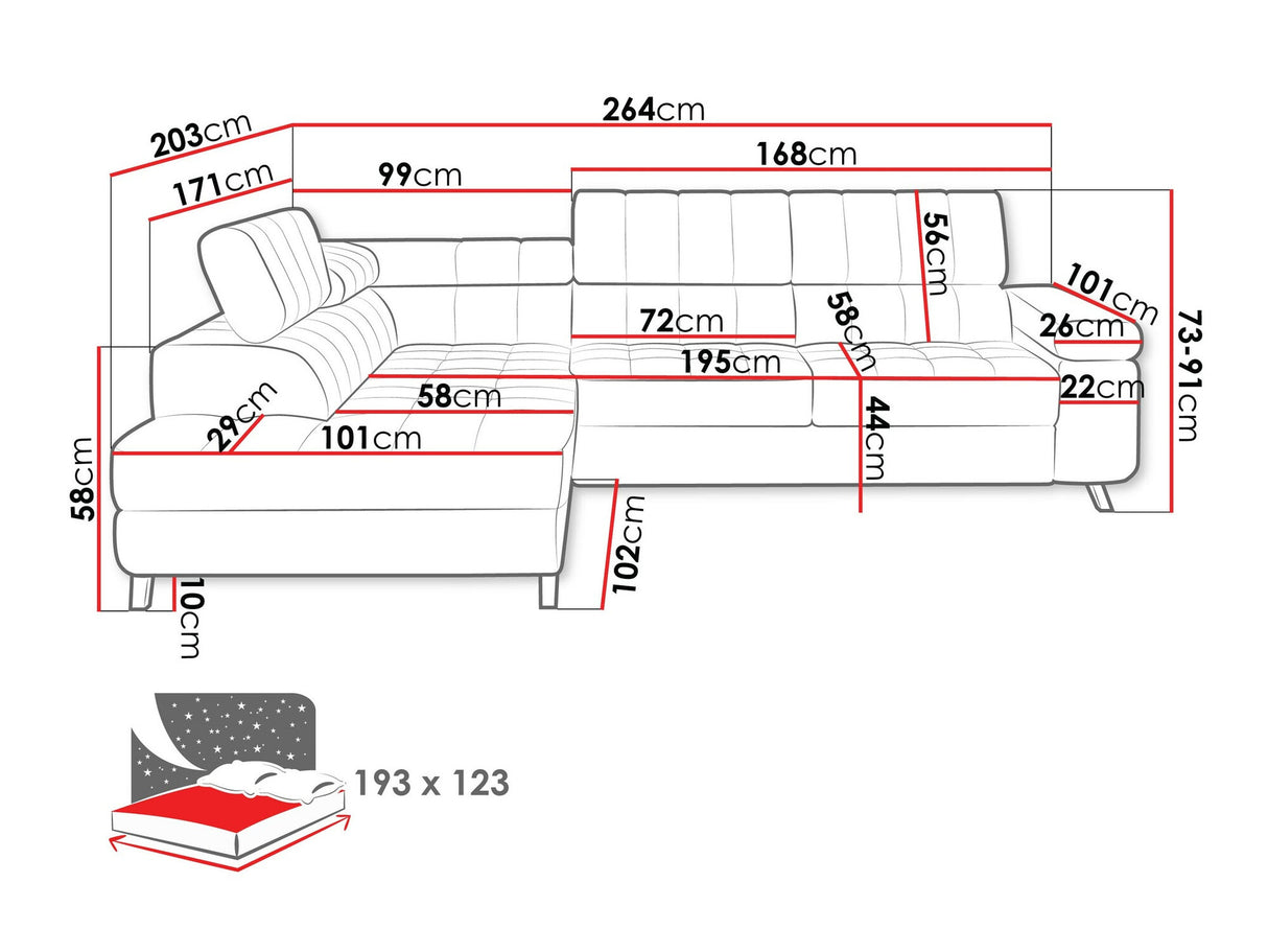 Stūra dīvāns 197699