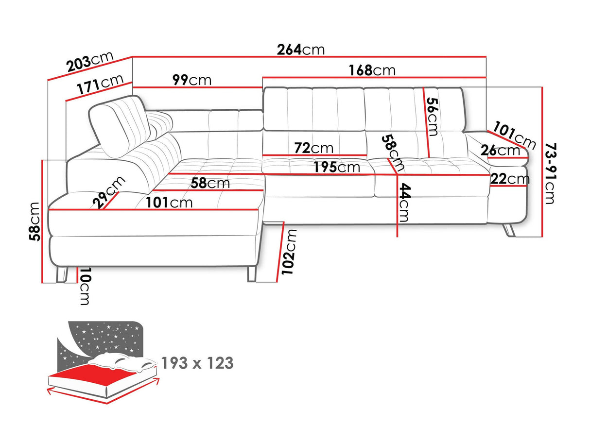Stūra dīvāns 197699