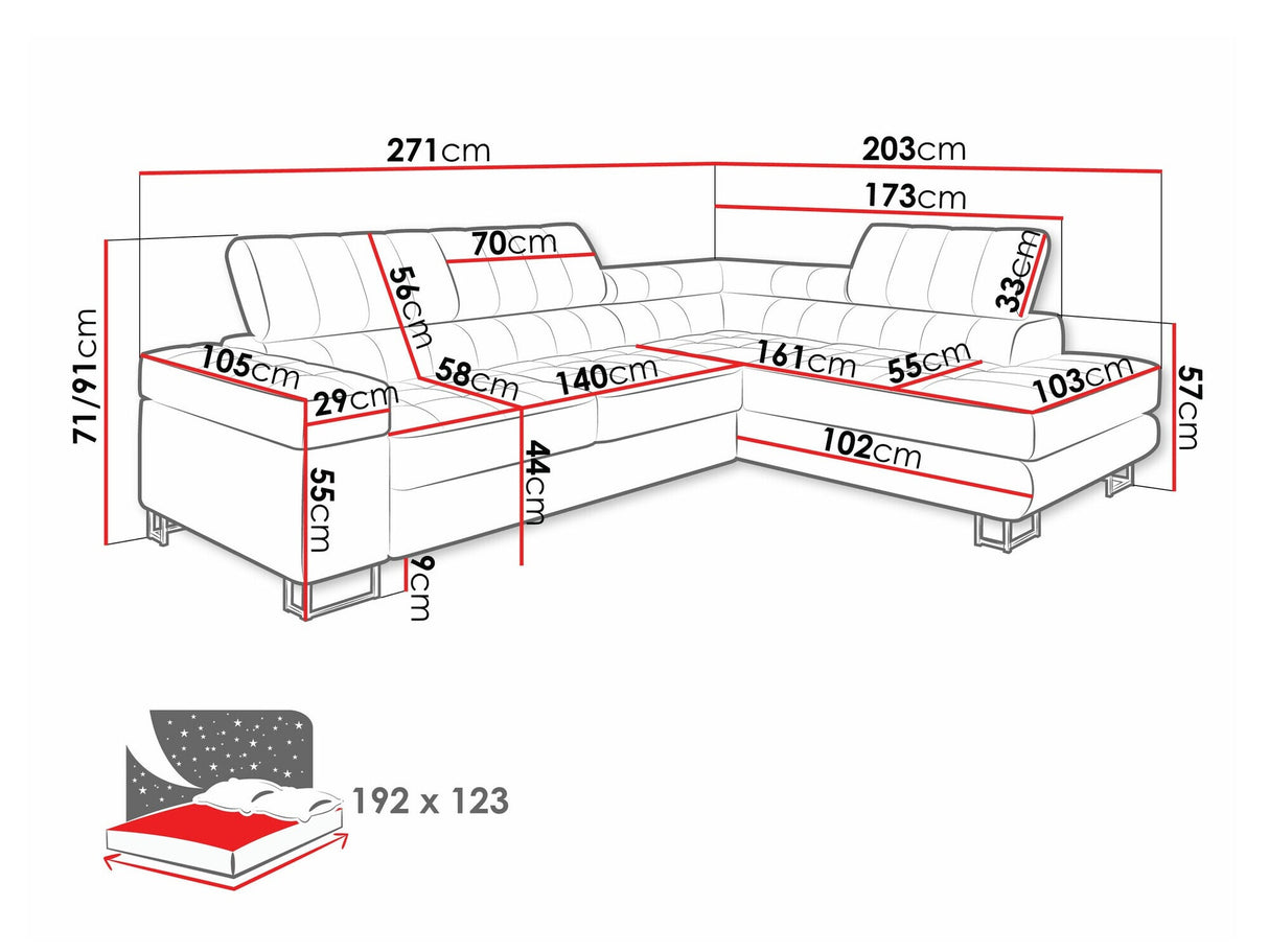 Stūra dīvāns 197747