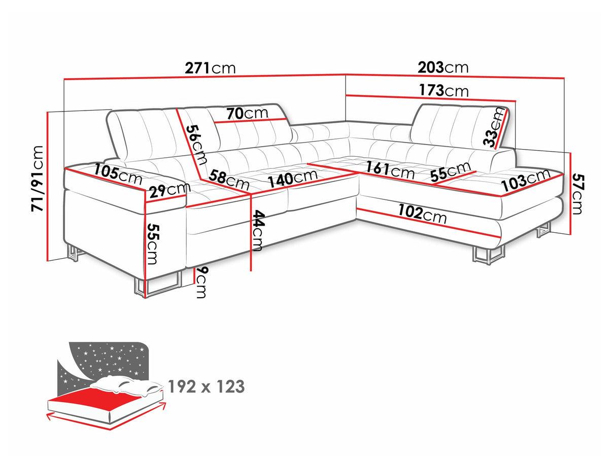 Stūra dīvāns 197747