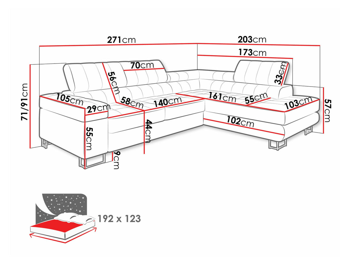 Stūra dīvāns 197747