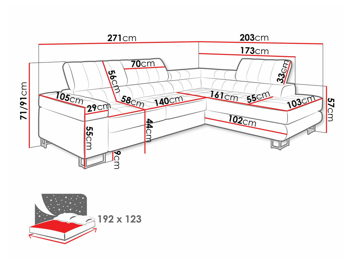 Stūra dīvāns 197747