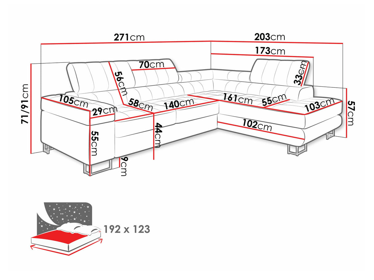 Stūra dīvāns 197747