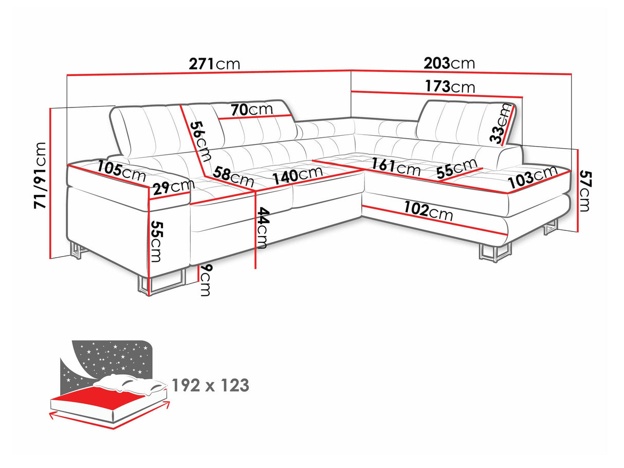 Stūra dīvāns 197747