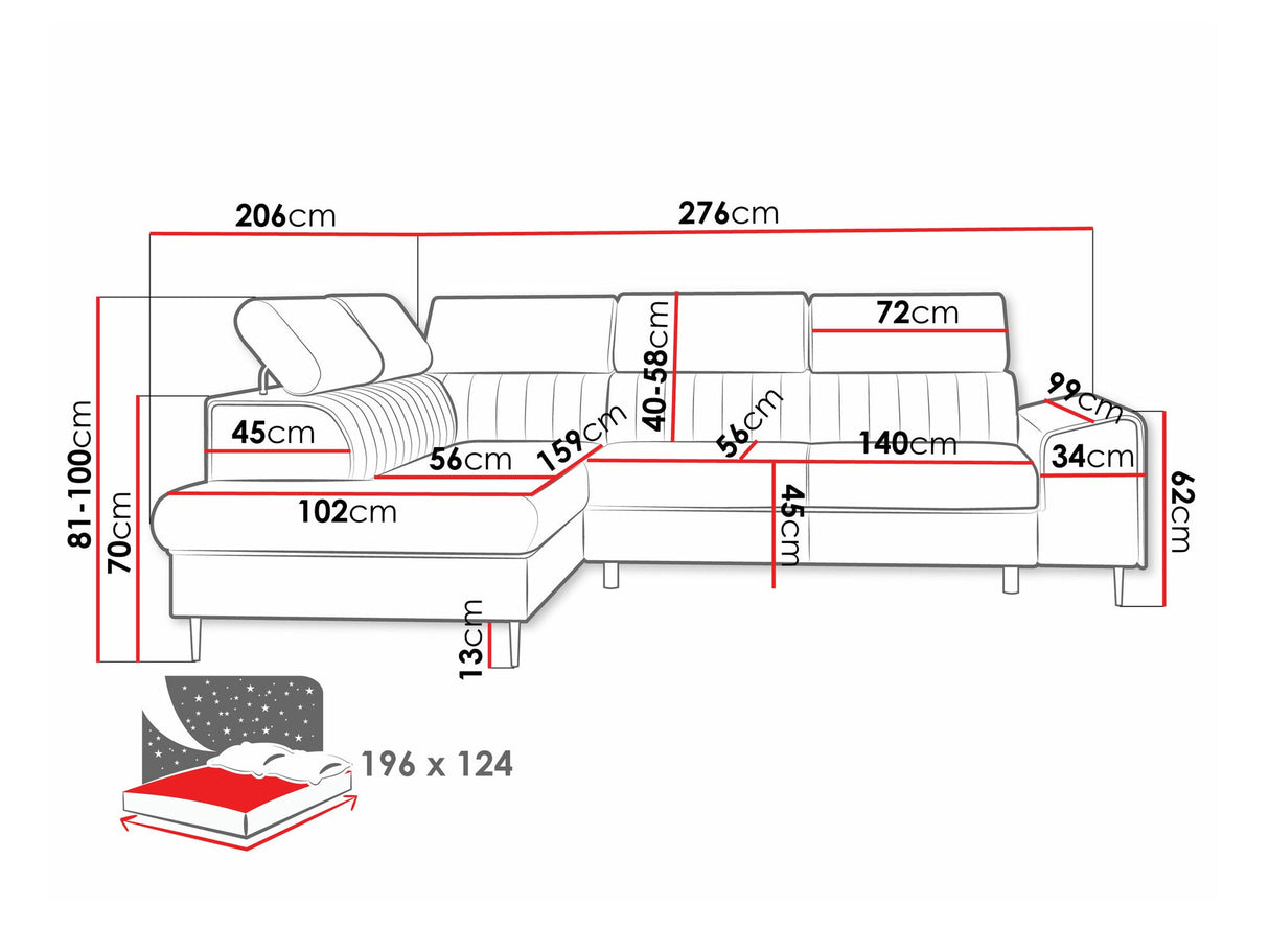 Stūra dīvāns 587300